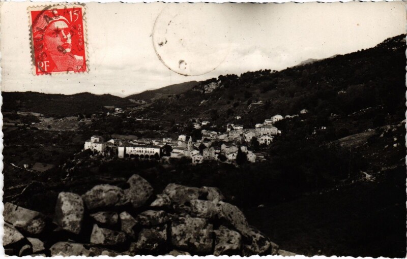 Carte postale ancienne Sollacaro Vue Generale