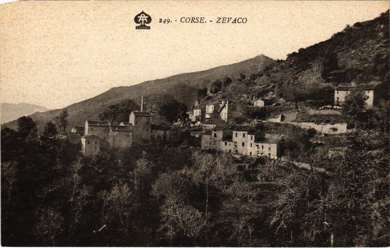 Carte postale ancienne Zevaco Vue Generale