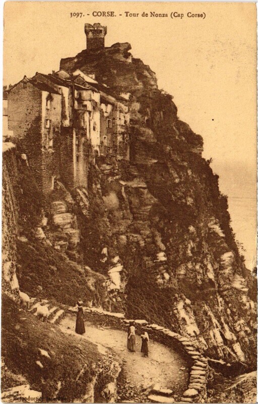 Carte postale ancienne Nonza Tour de Nonza à Nonza