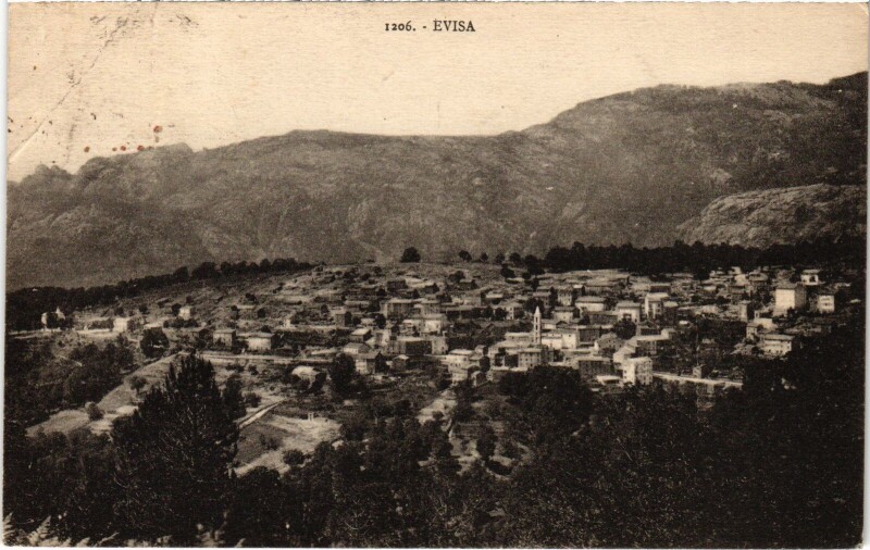 Carte postale ancienne Evisa Vue Generale