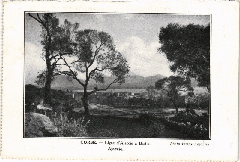 Carte postale ancienne Ajaccio Panorama à Ajaccio