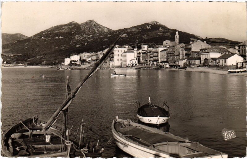 Carte postale ancienne Propriano Vue prise du Port