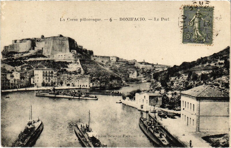 Carte postale ancienne Bonifacio Le Port