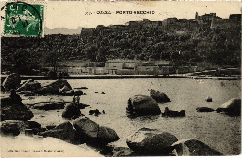 Carte postale ancienne Porto-Vecchio Vue Generale