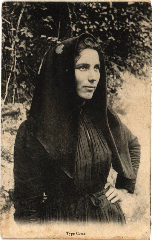 Carte postale ancienne Type Corse