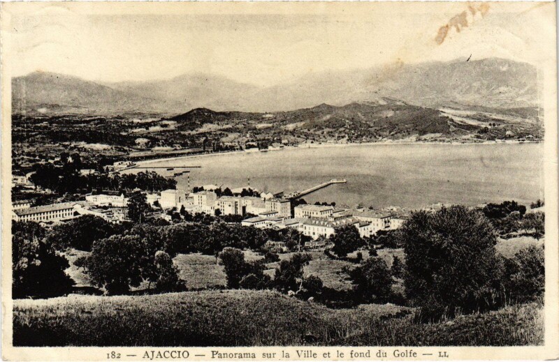 Carte postale ancienne Ajaccio Panorama à Ajaccio