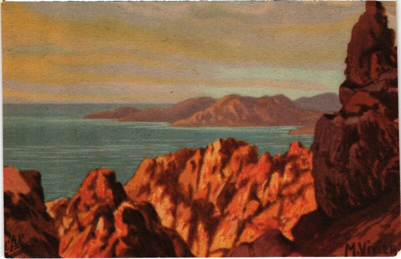 Carte postale ancienne Piana Le Golfe de Porto