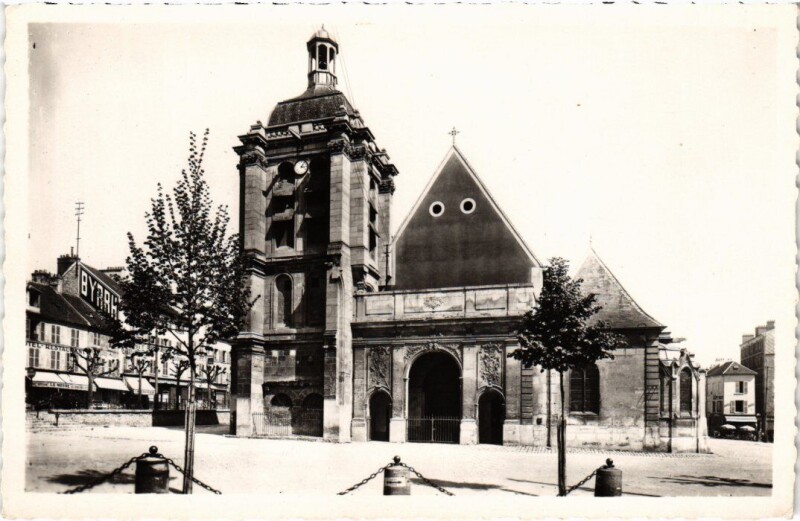 Carte postale ancienne Pontoise Eglise Notre-Dame France à Pontoise