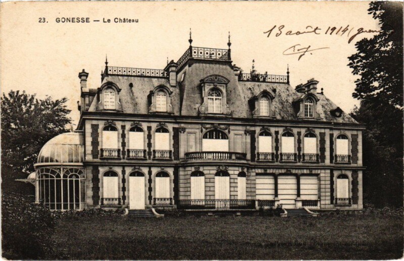 Carte postale ancienne Gonesse Le Chateau France à Gonesse