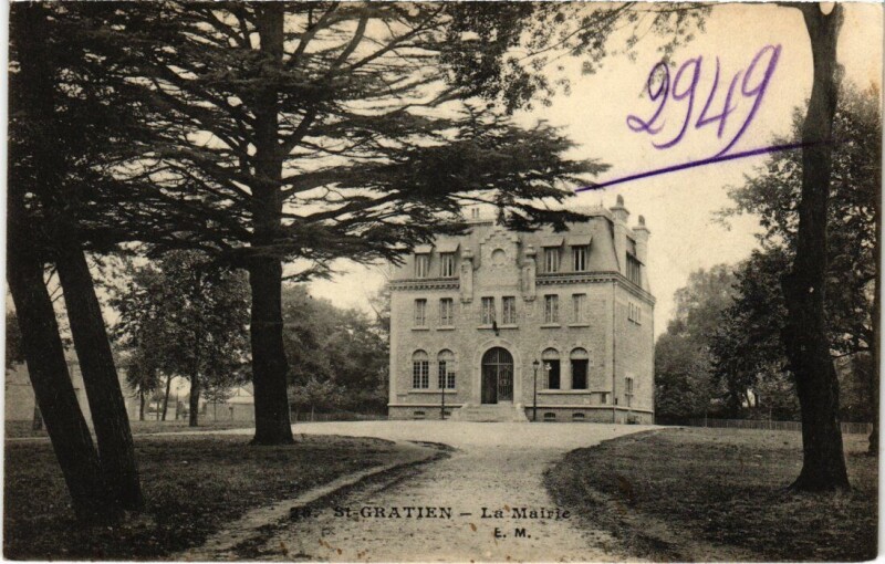 Carte postale ancienne Saint-Gratien La Mairie France à Saint-Gratien