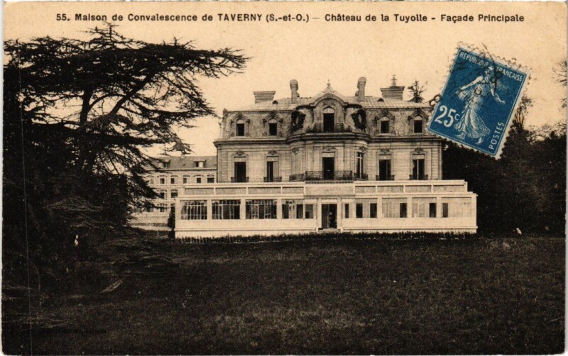 Carte postale ancienne Taverny Chateau de la Tuyolle France à Taverny
