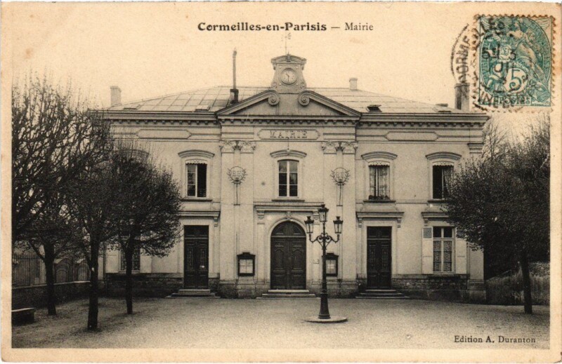 Carte postale ancienne Cormeilles en Parisis Mairie France à Cormeilles-en-Parisis