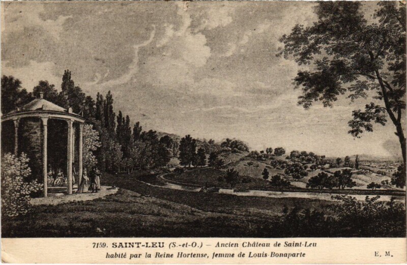 Carte postale ancienne St.Leu la Foret Ancien Chateau France