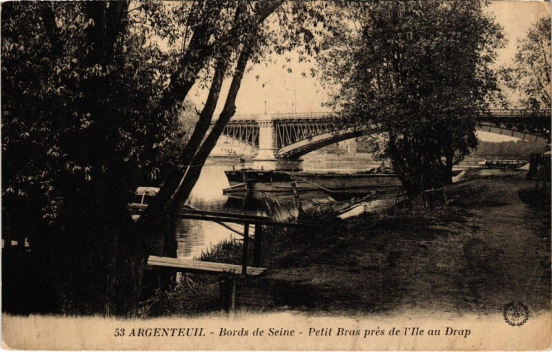 Carte postale ancienne Argenteuil Bords de Seine France à Argenteuil