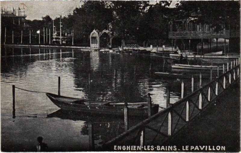 Carte postale ancienne Enghien les Bains Le Pavillon France à Enghien-les-Bains