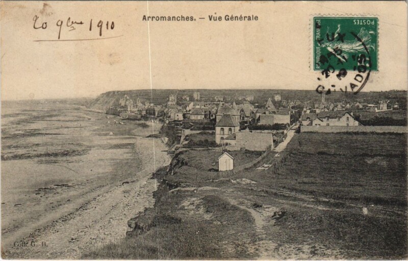 Carte postale ancienne Arromanches Vue Generale