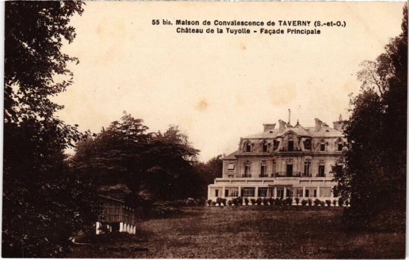 Carte postale ancienne Taverny Maison de Convalescence France à Taverny