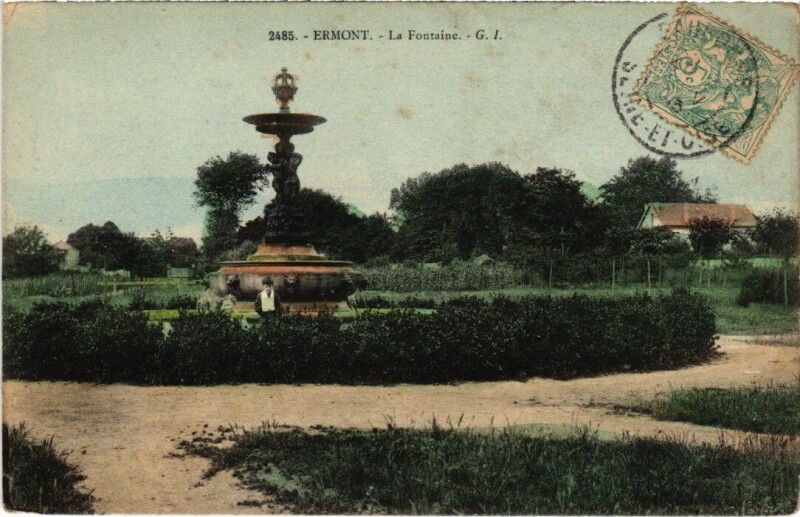 Carte postale ancienne Ermont La Fontaine France à Ermont