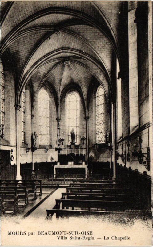 Carte postale ancienne Mours Villa Saint-Regis, La Chapelle France à Mours