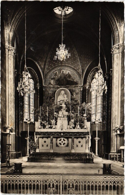 Carte postale ancienne St.Leu la Foret L'Eglise France