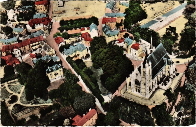 Carte postale ancienne Montmorency L'Eglise France à Montmorency