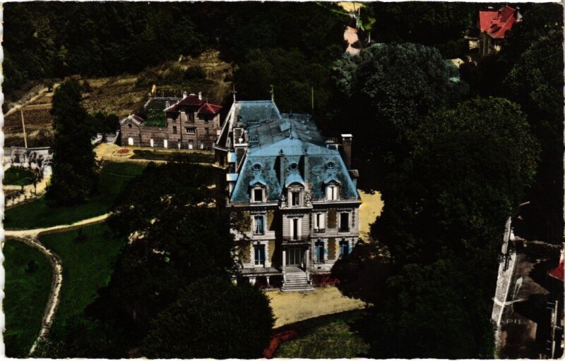 Carte postale ancienne Andilly Le Chateau du gaz France à Andilly