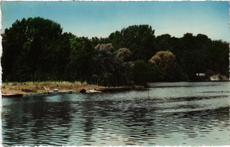 Carte postale ancienne Pontoise Bords de l'Oise France à Pontoise