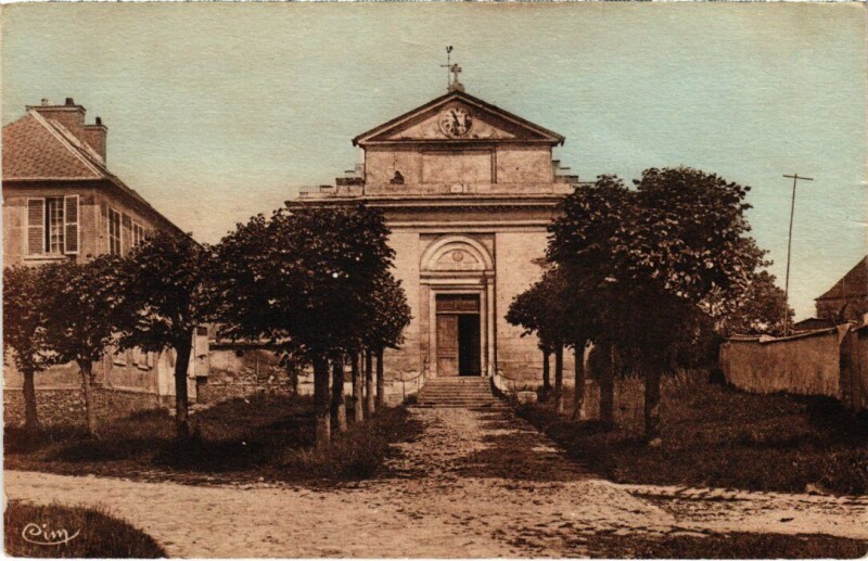 Carte postale ancienne Arnouville les Gonesse Eglise France à Arnouville