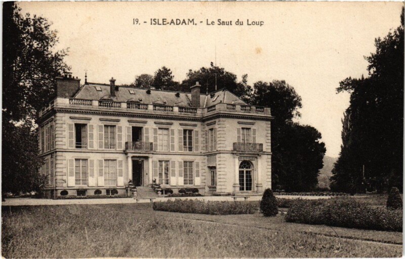 Carte postale ancienne L'Isle-Adam Le Saut du Loup France à L'Isle-Adam