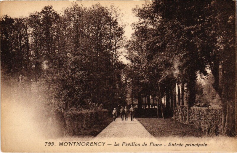 Carte postale ancienne Montmorency Le Pavillon de Flore France à Montmorency