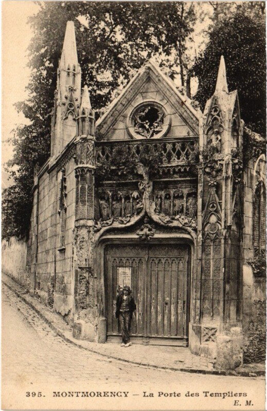 Carte postale ancienne Montmorency La Porte des Templiers France à Montmorency