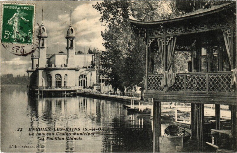 Carte postale ancienne Enghien les Bains Le nouveau Casino Municipal France à Enghien-les-Bains
