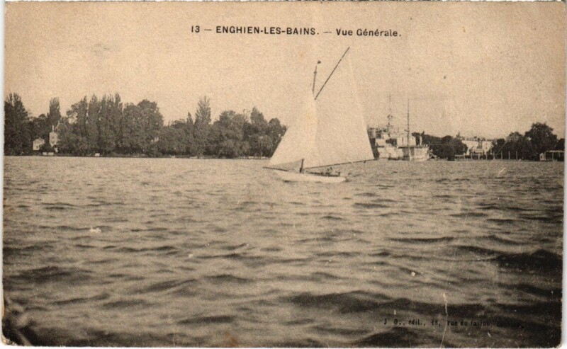 Carte postale ancienne Enghien les Bains Vue Generale France à Enghien-les-Bains