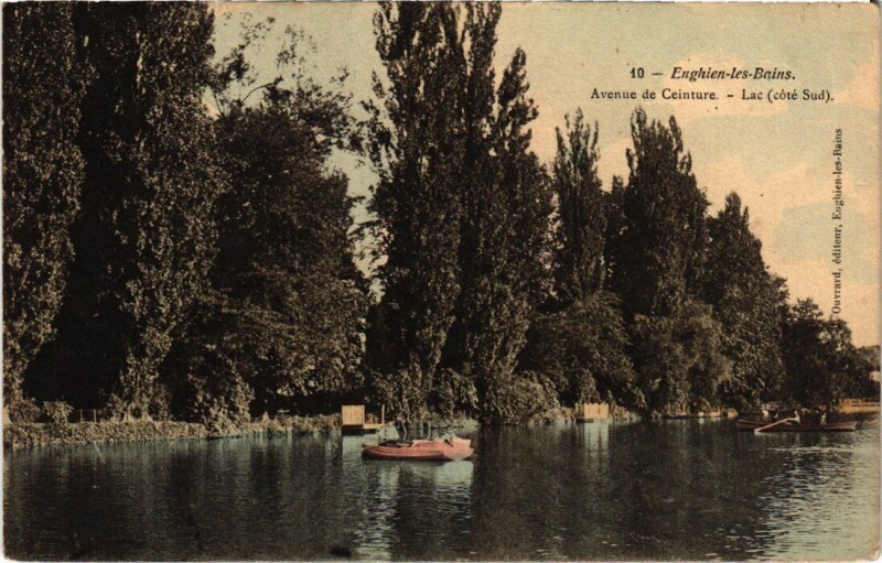 Carte postale ancienne Enghien les Bains Avenue de Ceinture France à Enghien-les-Bains