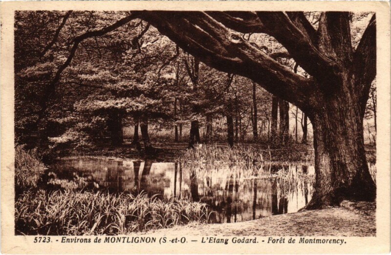Carte postale ancienne Montlignon L'Etang Godard France à Montlignon