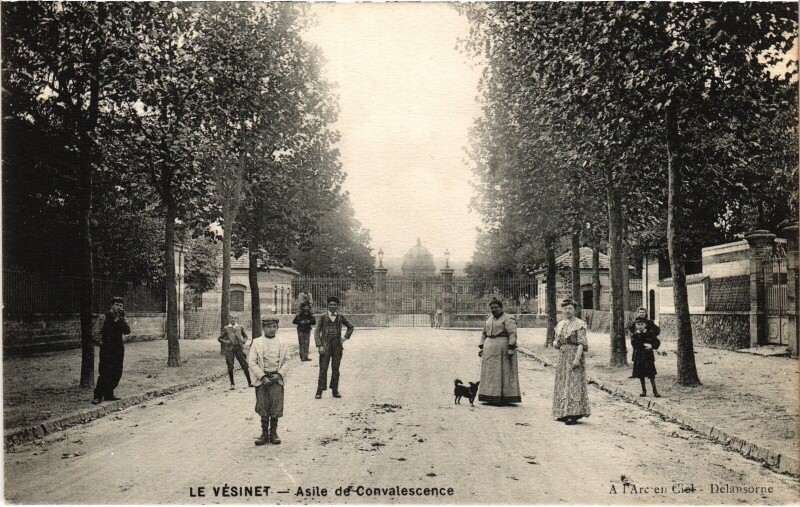 Carte postale ancienne Le Vésinet Asile de Convalescence au Vésinet