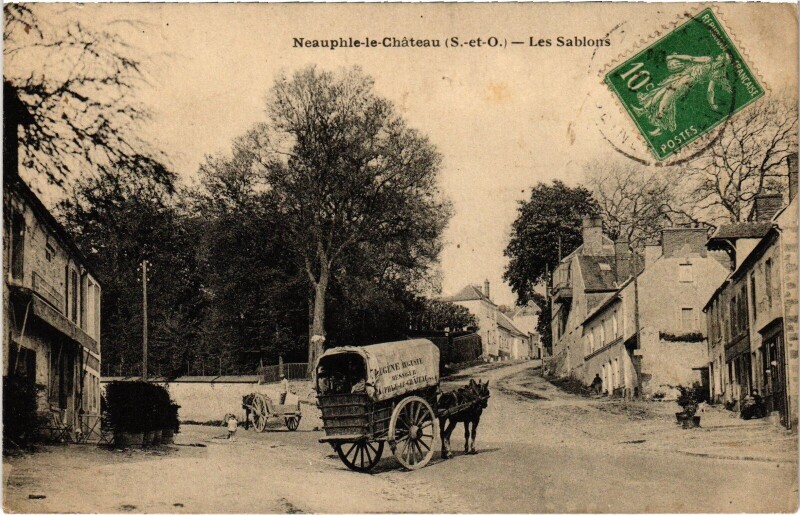 Carte postale ancienne Neauphile-le-Chateau Les Sablons