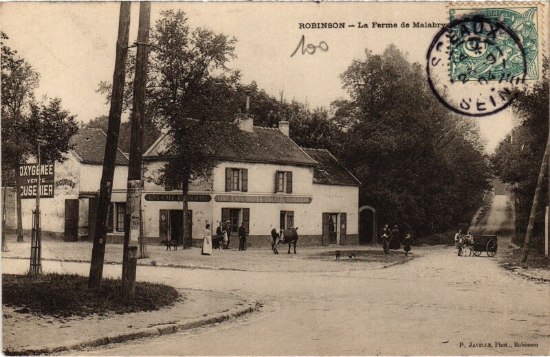 Carte postale ancienne Robinson Ferme de Malabry