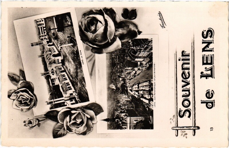Carte postale ancienne Souvenir de Lens