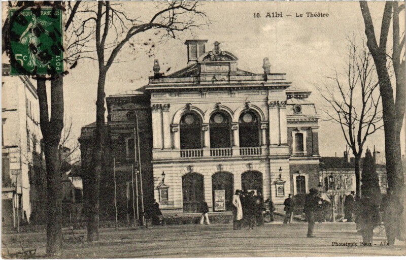 Carte postale ancienne Albi Le Théatre