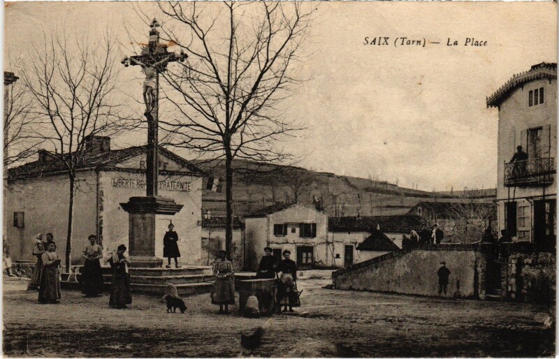 Carte postale ancienne Saix La Place