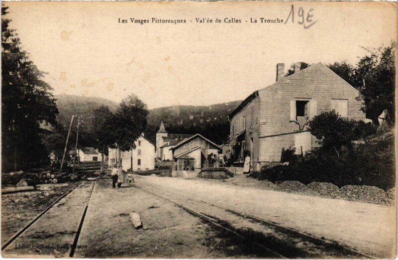 Carte postale ancienne Vallée de Celles La Trouche
