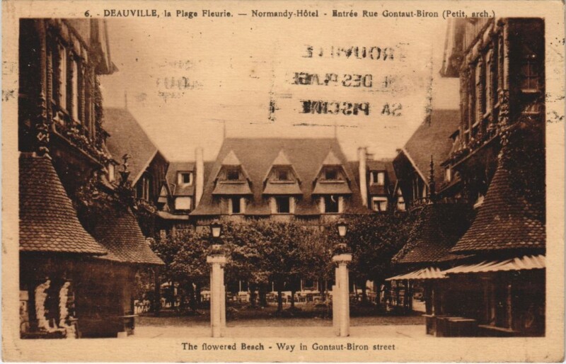 Carte postale ancienne Deauville Normandy-Hotel à Deauville