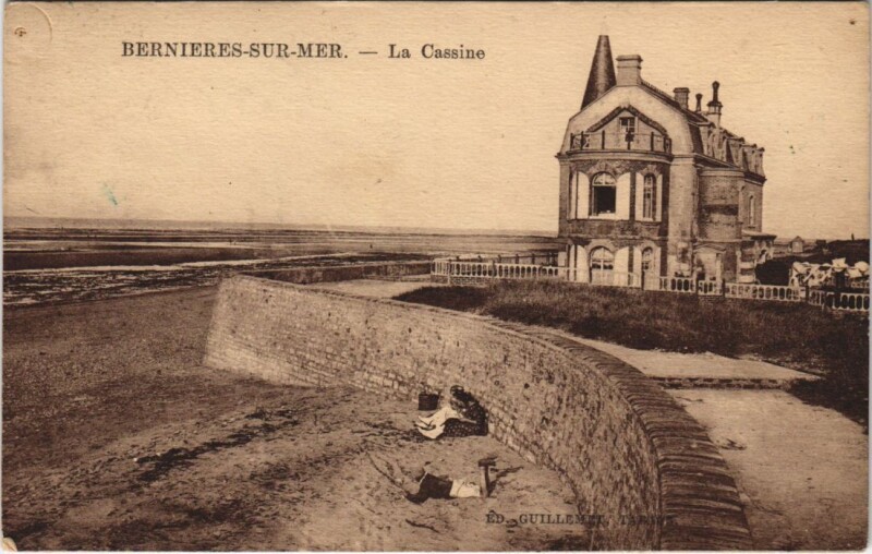 Carte postale ancienne Bernieres-sur-Mer La Cassine
