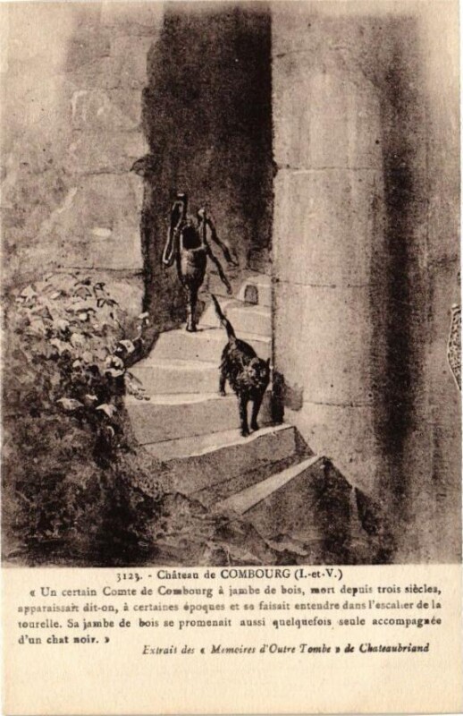 Carte postale ancienne Chateau de Combourg à Combourg