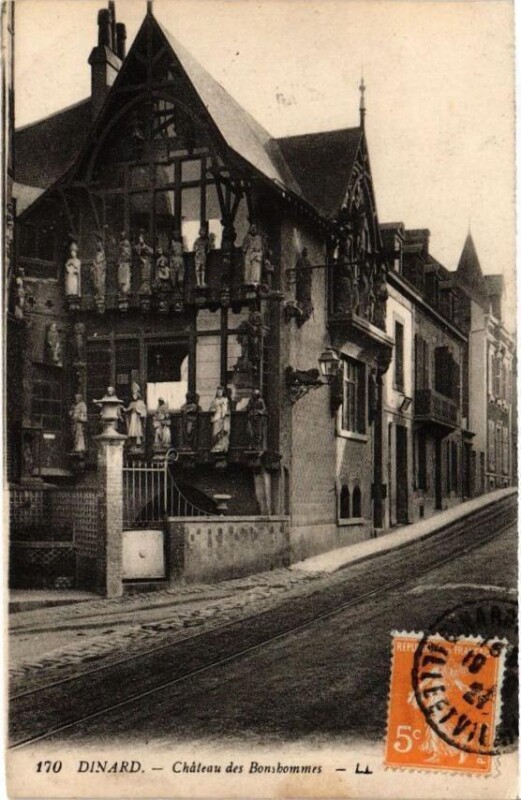Carte postale ancienne Dinard-Chateau des Bonshommes à Dinard