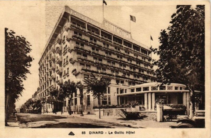 Carte postale ancienne Dinard-L'Hotel Gallic à Dinard