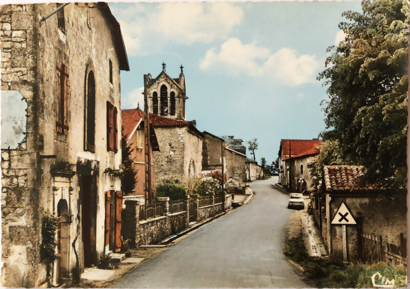 Carte postale ancienne Rue Principale à Épenède