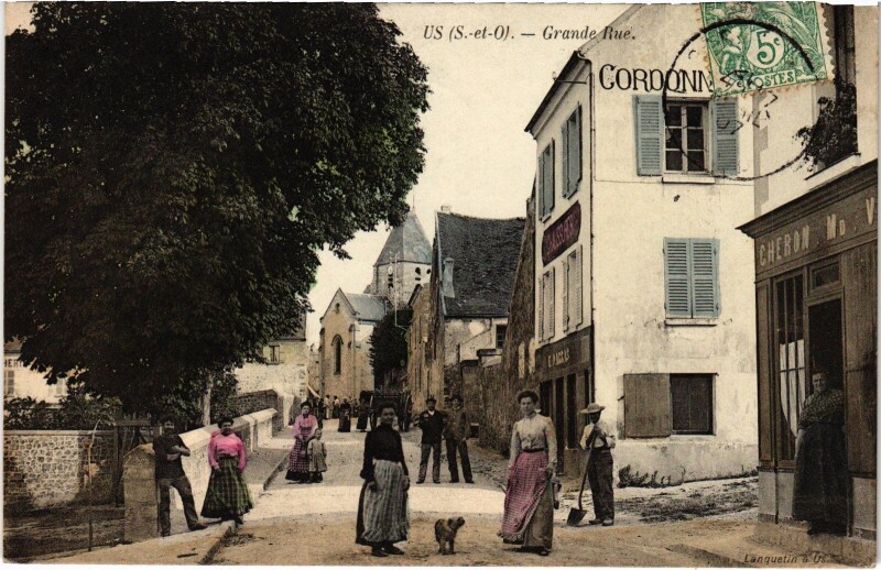 Carte postale ancienne Us Grande Rue
