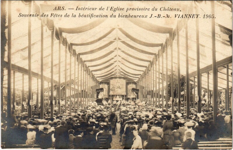 Carte postale ancienne Ars Interieur ed l'Eglise